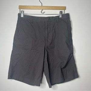 Banana Republic Aiden Short Men's Size 32 Gray Linen Cotton Blend